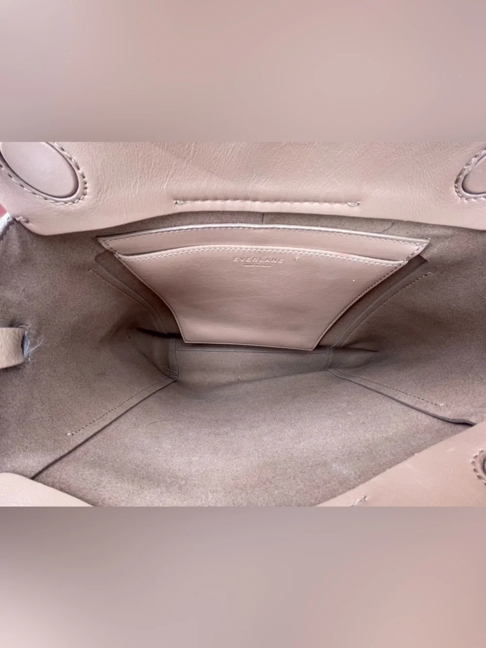 Everlane The Form Bag in Rose/Blush Leather - Made in Italy (Rare & Discontinued